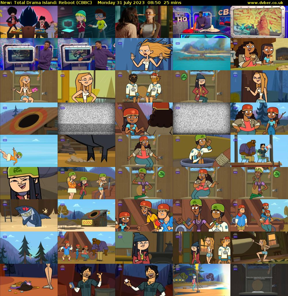 Total Drama Island: Reboot (CBBC) Monday 31 July 2023 08:50 - 09:15