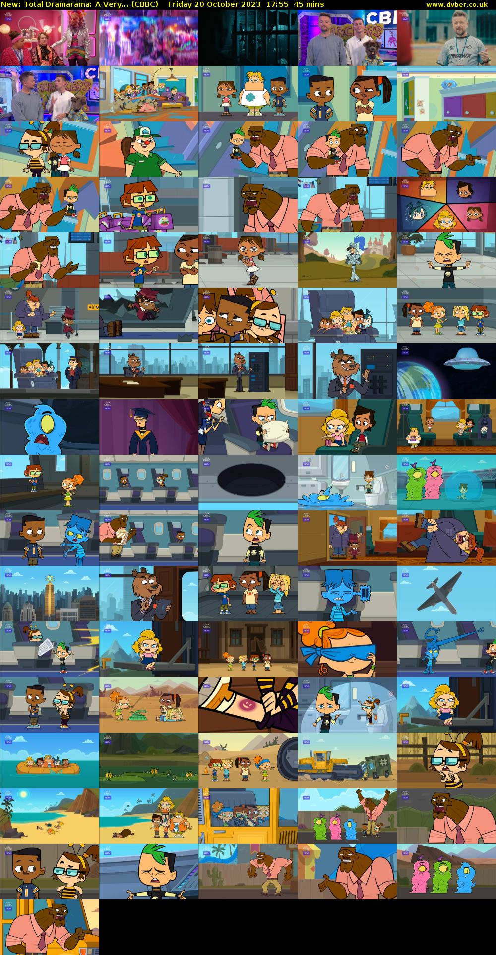 Total Dramarama: A Very... (CBBC) Friday 20 October 2023 17:55 - 18:40