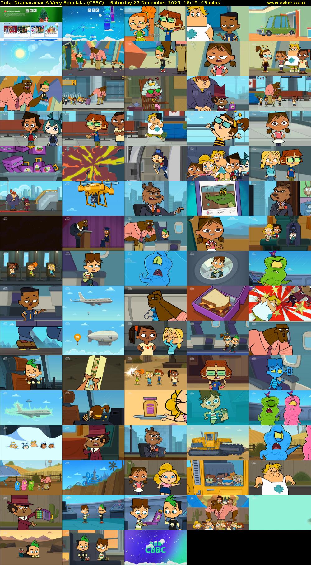 Total Dramarama: A Very Special... (CBBC) Saturday 27 December 2025 18:15 - 18:58