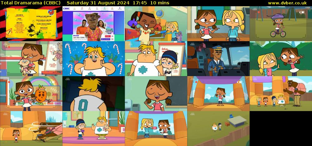 Total Dramarama (CBBC) Saturday 31 August 2024 17:45 - 17:55