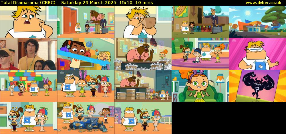 Total Dramarama (CBBC) Saturday 29 March 2025 15:10 - 15:20