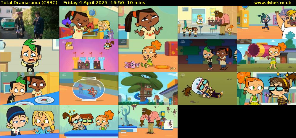 Total Dramarama (CBBC) Friday 4 April 2025 16:50 - 17:00