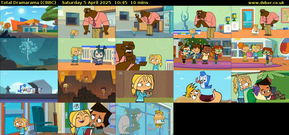Total Dramarama (CBBC) Saturday 5 April 2025 10:45 - 10:55