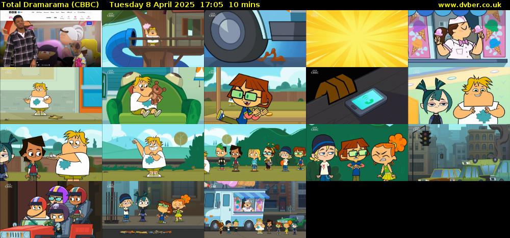 Total Dramarama (CBBC) Tuesday 8 April 2025 17:05 - 17:15