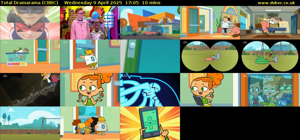 Total Dramarama (CBBC) Wednesday 9 April 2025 17:05 - 17:15