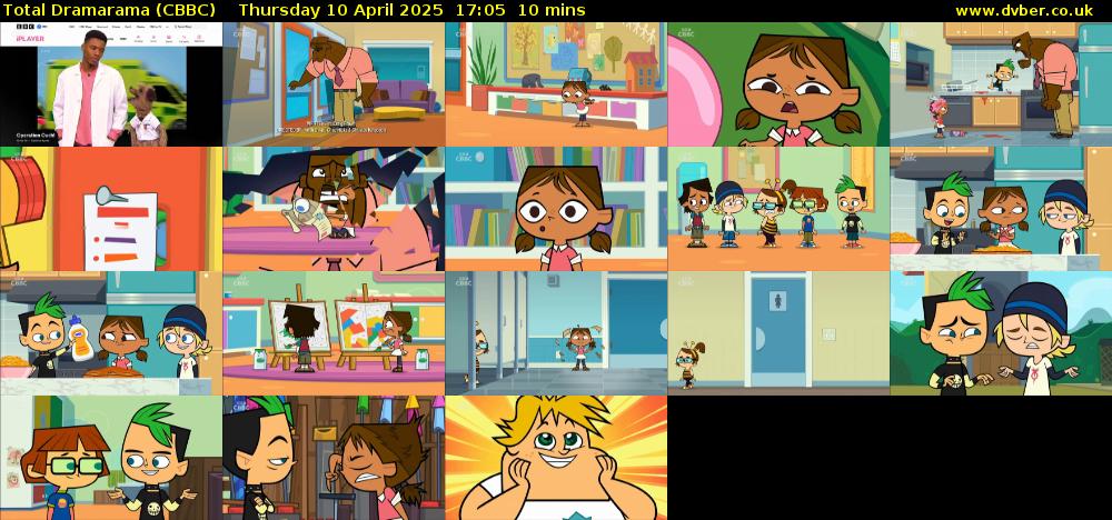 Total Dramarama (CBBC) Thursday 10 April 2025 17:05 - 17:15