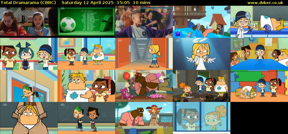 Total Dramarama (CBBC) Saturday 12 April 2025 15:05 - 15:15