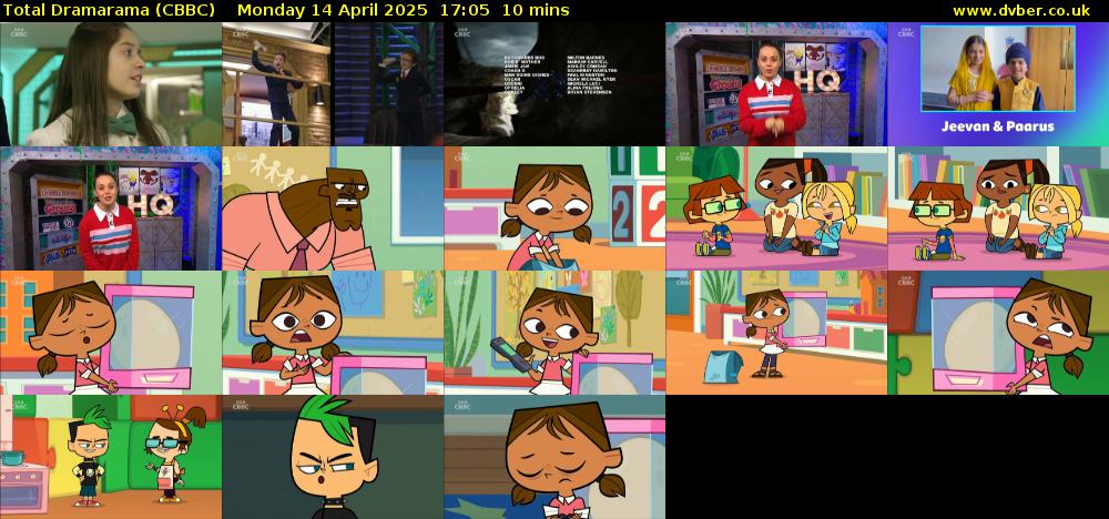 Total Dramarama (CBBC) Monday 14 April 2025 17:05 - 17:15