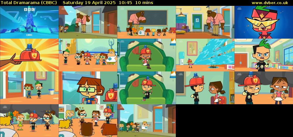 Total Dramarama (CBBC) Saturday 19 April 2025 10:45 - 10:55