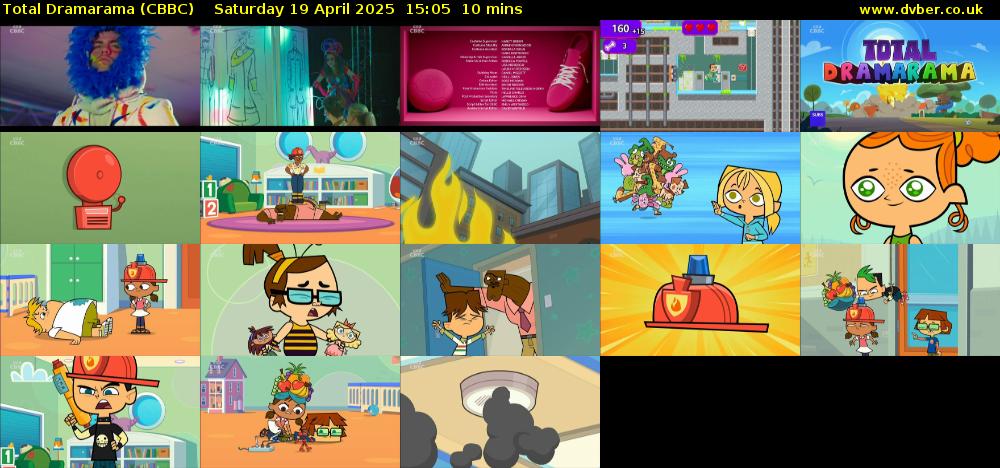 Total Dramarama (CBBC) Saturday 19 April 2025 15:05 - 15:15