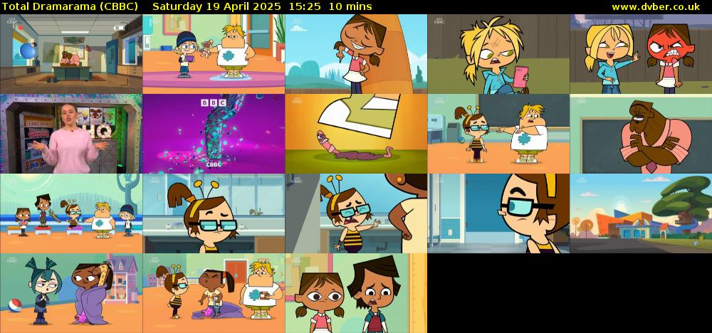 Total Dramarama (CBBC) Saturday 19 April 2025 15:25 - 15:35
