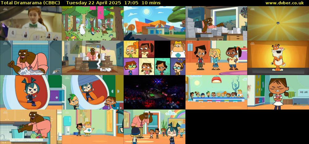 Total Dramarama (CBBC) Tuesday 22 April 2025 17:05 - 17:15