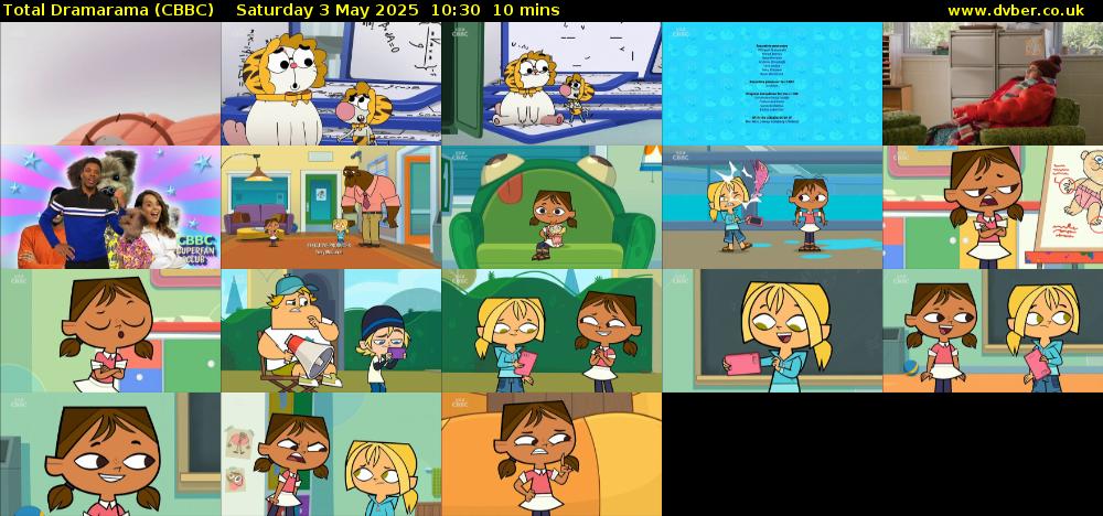Total Dramarama (CBBC) Saturday 3 May 2025 10:30 - 10:40