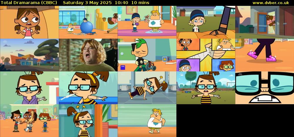 Total Dramarama (CBBC) Saturday 3 May 2025 10:40 - 10:50