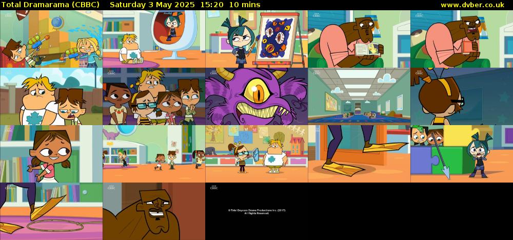 Total Dramarama (CBBC) Saturday 3 May 2025 15:20 - 15:30