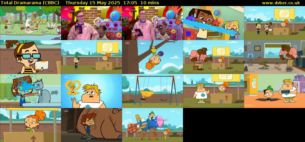 Total Dramarama (CBBC) Thursday 15 May 2025 17:05 - 17:15