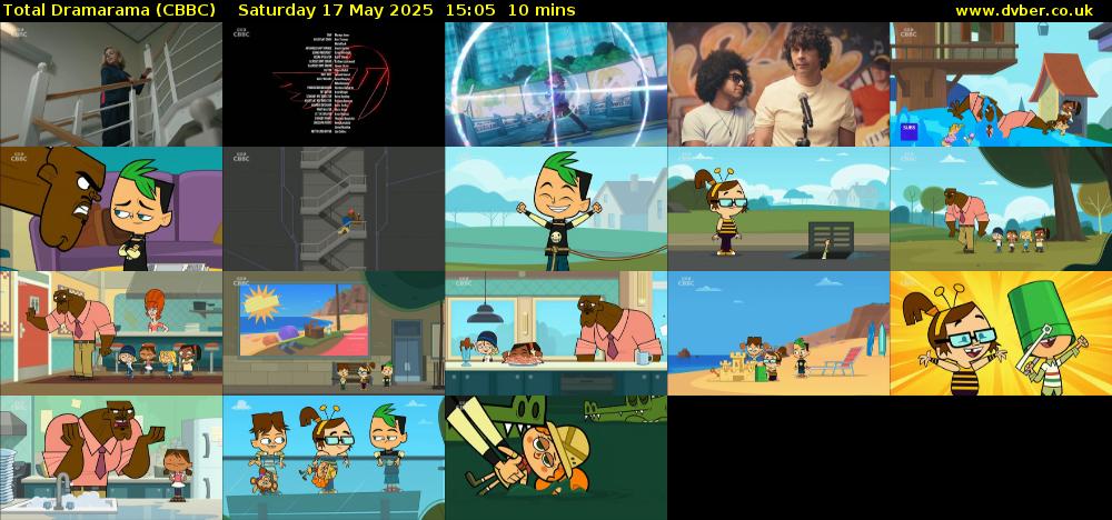 Total Dramarama (CBBC) Saturday 17 May 2025 15:05 - 15:15