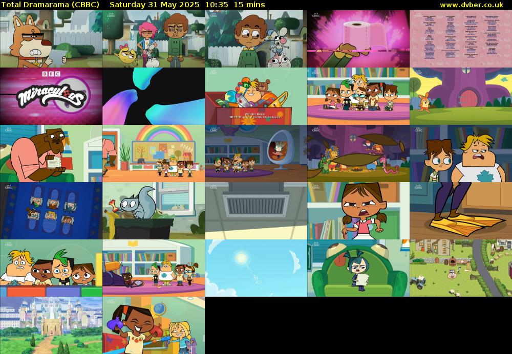 Total Dramarama (CBBC) Saturday 31 May 2025 10:35 - 10:50