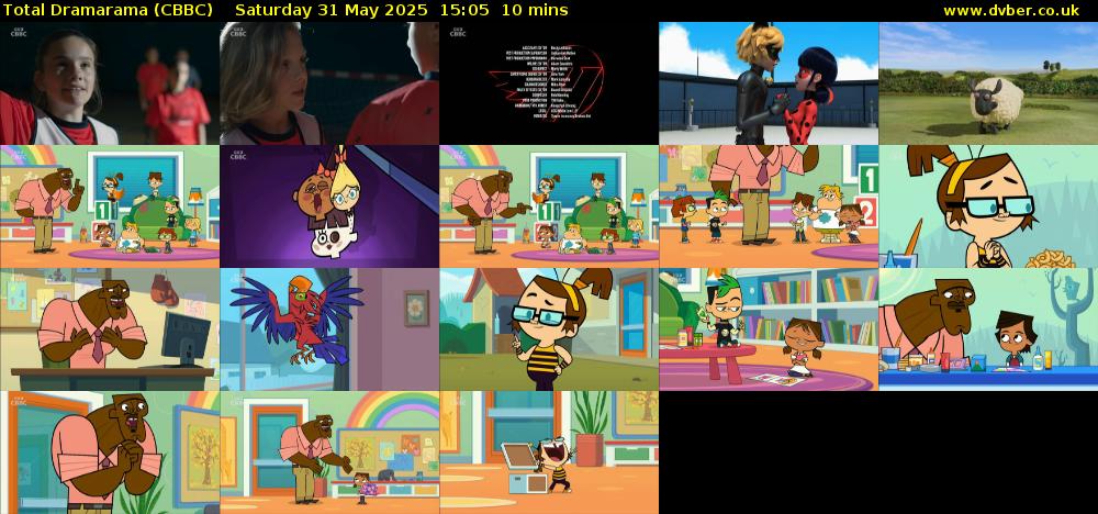 Total Dramarama (CBBC) Saturday 31 May 2025 15:05 - 15:15