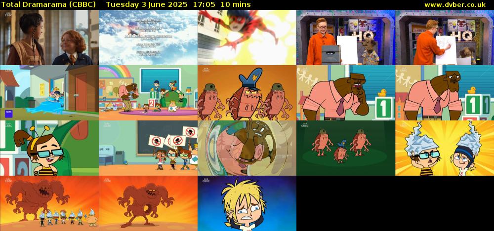 Total Dramarama (CBBC) Tuesday 3 June 2025 17:05 - 17:15