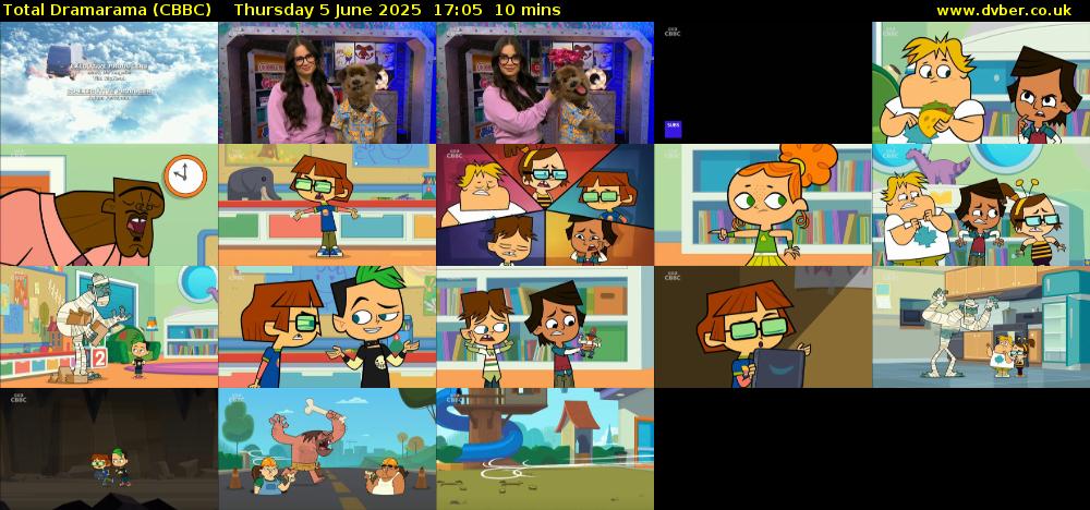 Total Dramarama (CBBC) Thursday 5 June 2025 17:05 - 17:15