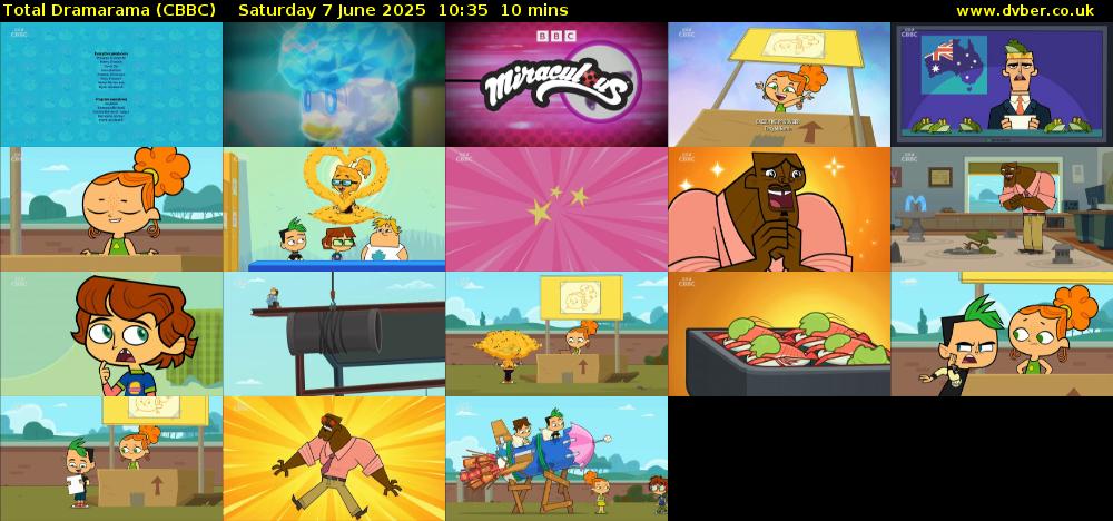 Total Dramarama (CBBC) Saturday 7 June 2025 10:35 - 10:45
