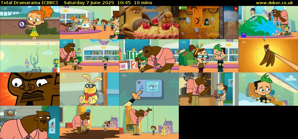 Total Dramarama (CBBC) Saturday 7 June 2025 10:45 - 10:55