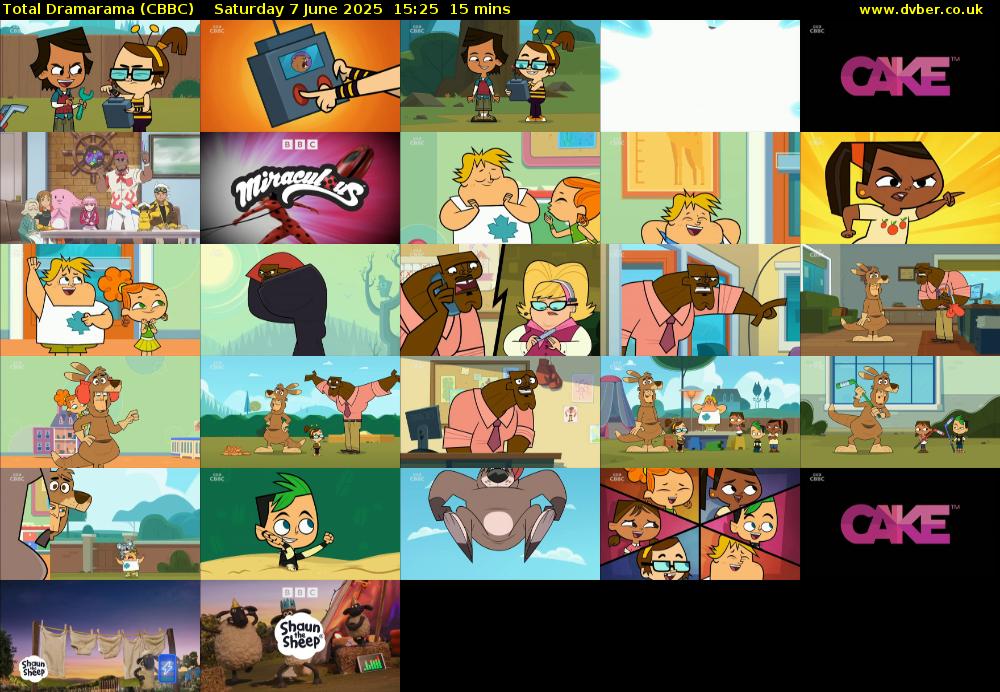 Total Dramarama (CBBC) Saturday 7 June 2025 15:25 - 15:40