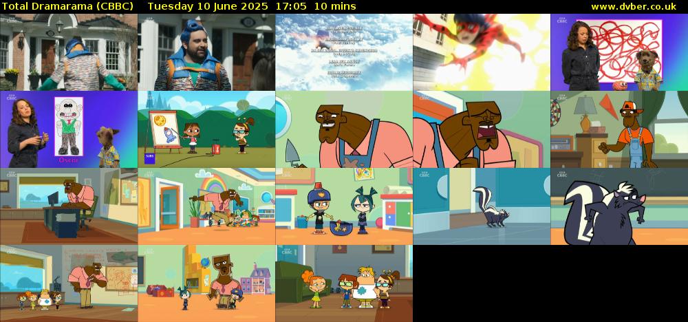 Total Dramarama (CBBC) Tuesday 10 June 2025 17:05 - 17:15