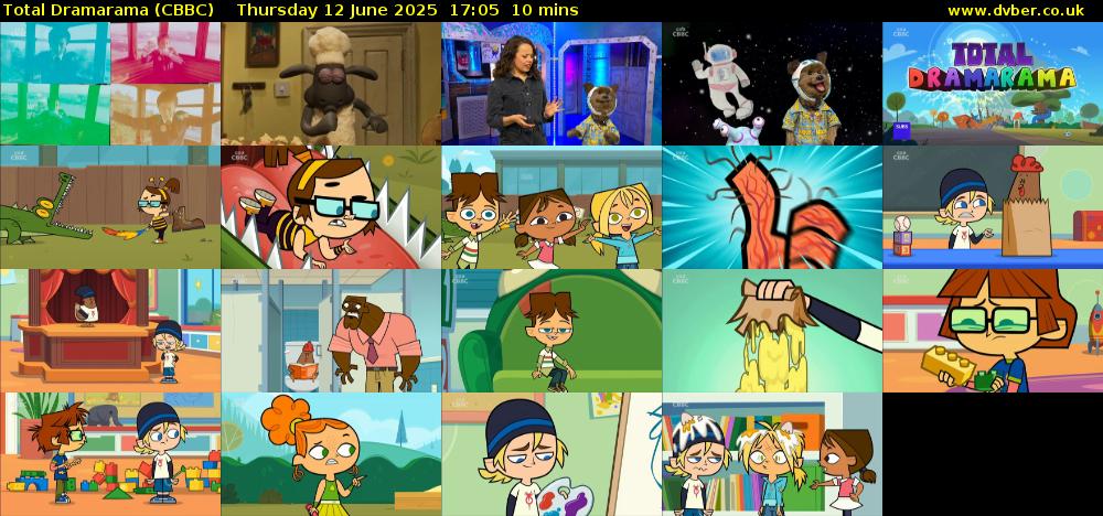 Total Dramarama (CBBC) Thursday 12 June 2025 17:05 - 17:15