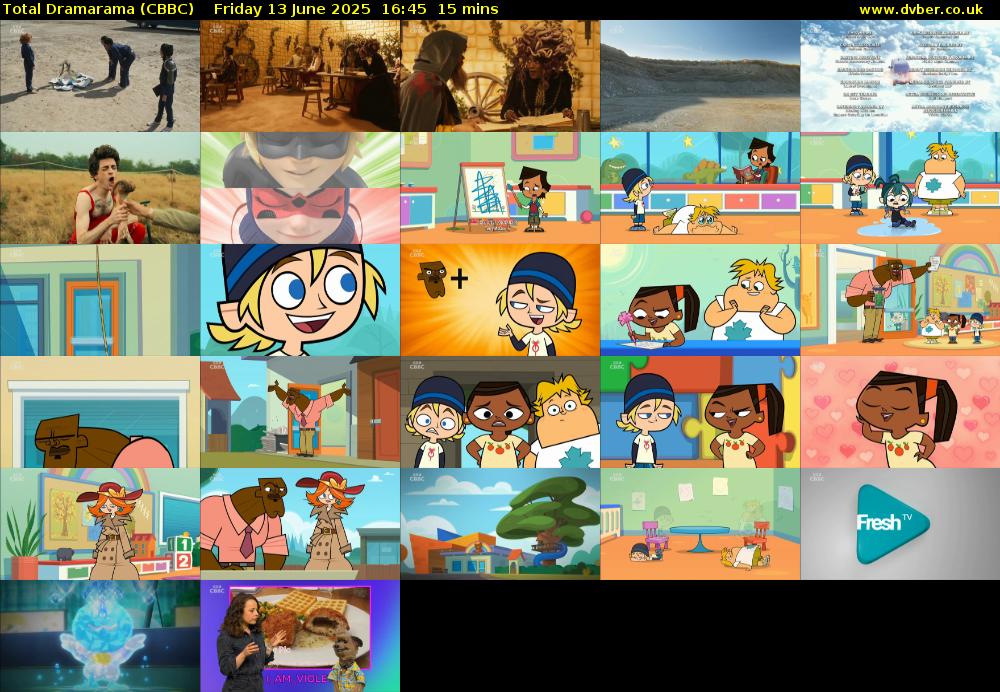 Total Dramarama (CBBC) Friday 13 June 2025 16:45 - 17:00