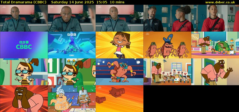 Total Dramarama (CBBC) Saturday 14 June 2025 15:05 - 15:15