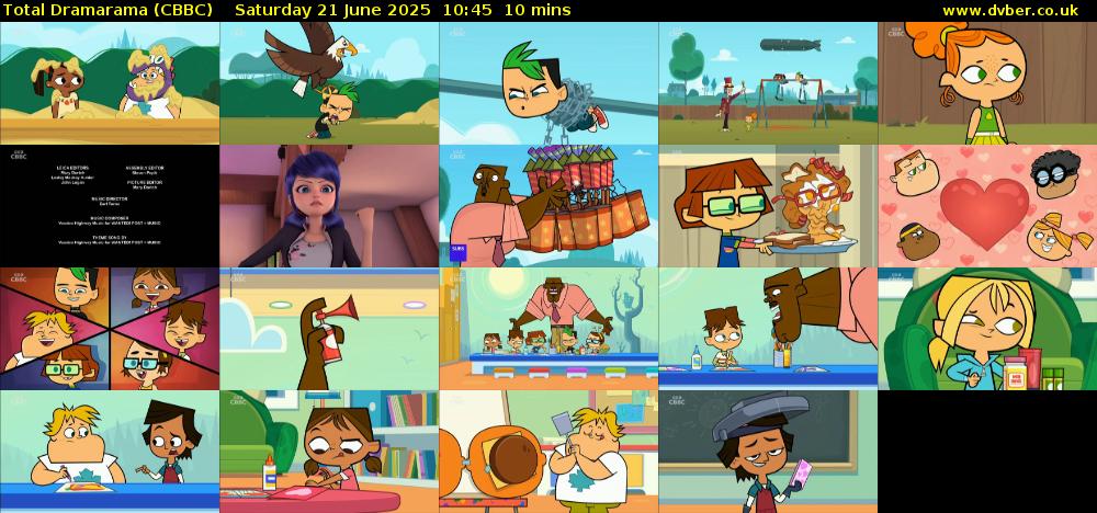 Total Dramarama (CBBC) Saturday 21 June 2025 10:45 - 10:55