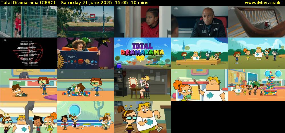 Total Dramarama (CBBC) Saturday 21 June 2025 15:05 - 15:15