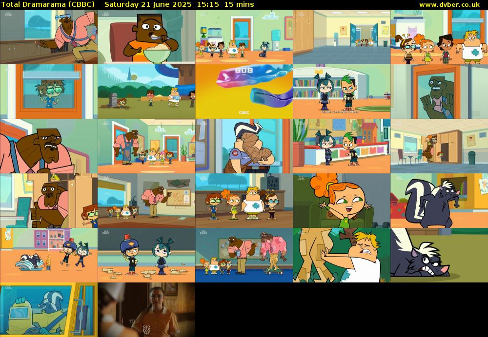 Total Dramarama (CBBC) Saturday 21 June 2025 15:15 - 15:30