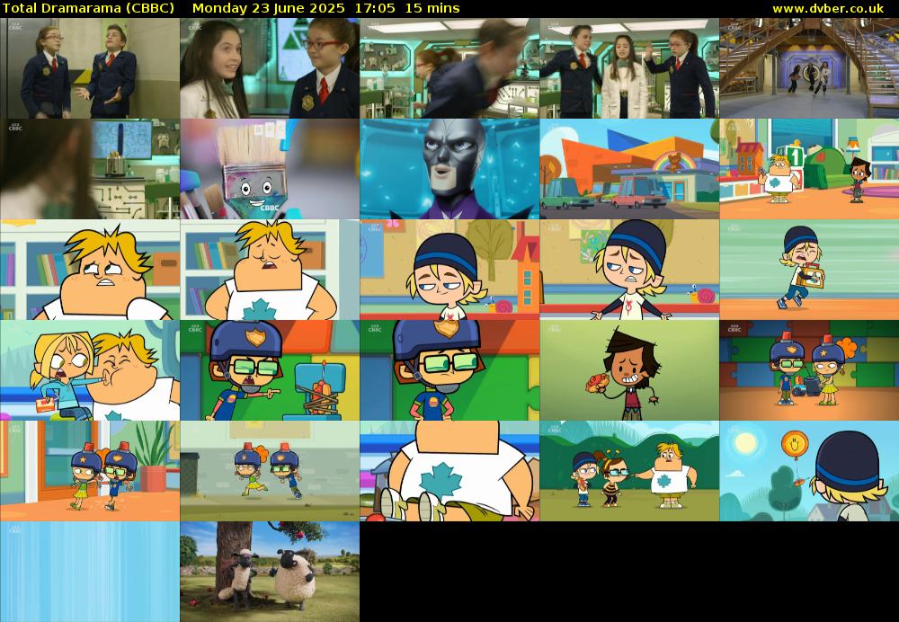 Total Dramarama (CBBC) Monday 23 June 2025 17:05 - 17:20
