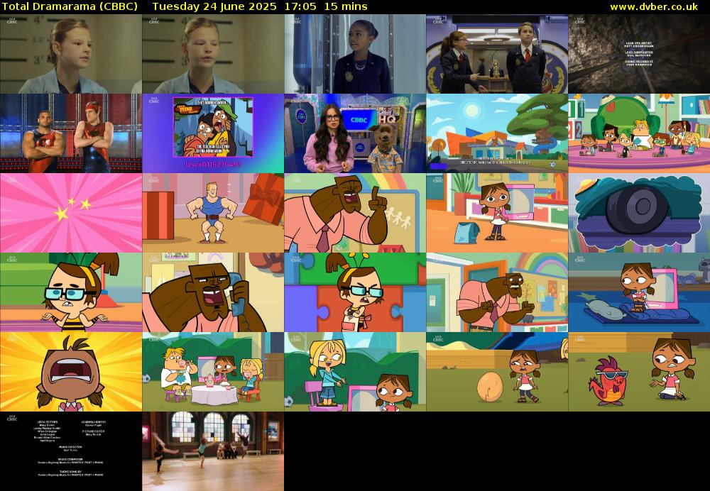 Total Dramarama (CBBC) Tuesday 24 June 2025 17:05 - 17:20