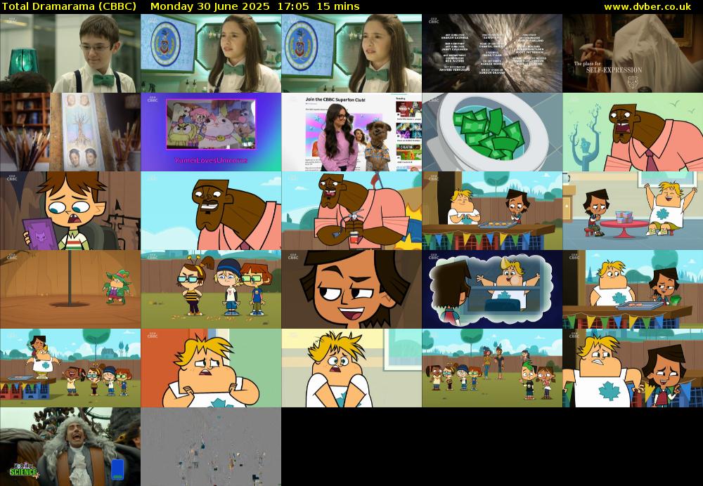 Total Dramarama (CBBC) Monday 30 June 2025 17:05 - 17:20