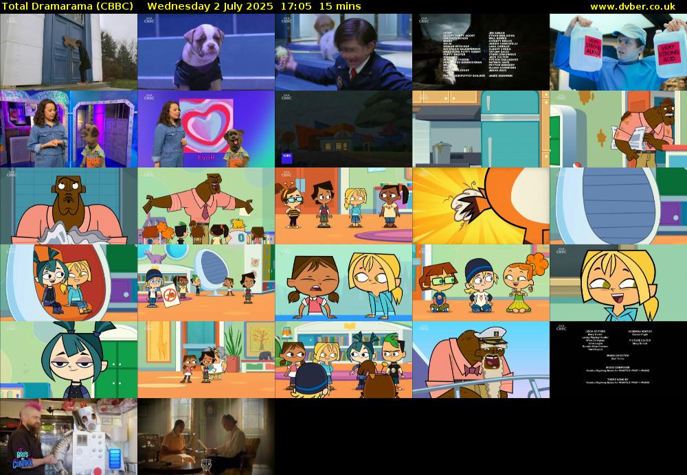 Total Dramarama (CBBC) Wednesday 2 July 2025 17:05 - 17:20