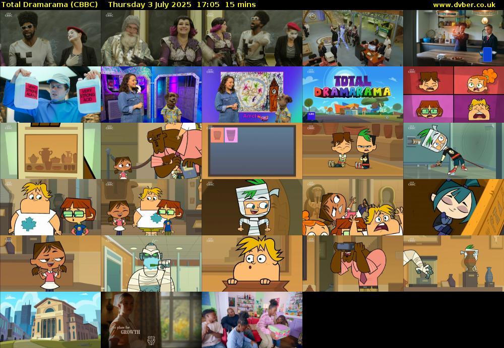 Total Dramarama (CBBC) Thursday 3 July 2025 17:05 - 17:20