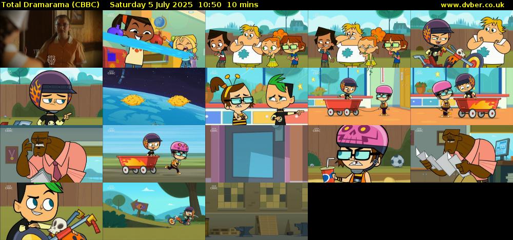 Total Dramarama (CBBC) Saturday 5 July 2025 10:50 - 11:00