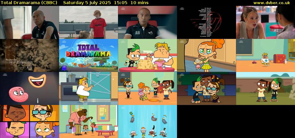 Total Dramarama (CBBC) Saturday 5 July 2025 15:05 - 15:15