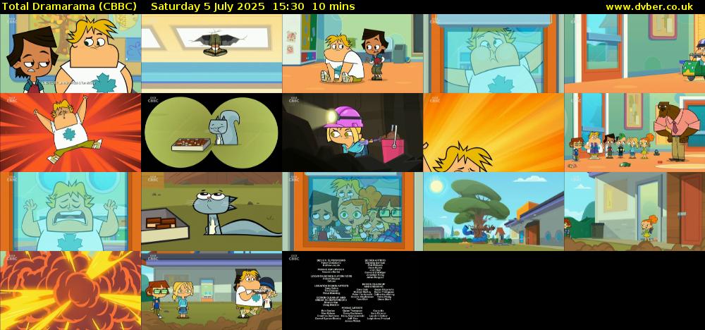 Total Dramarama (CBBC) Saturday 5 July 2025 15:30 - 15:40