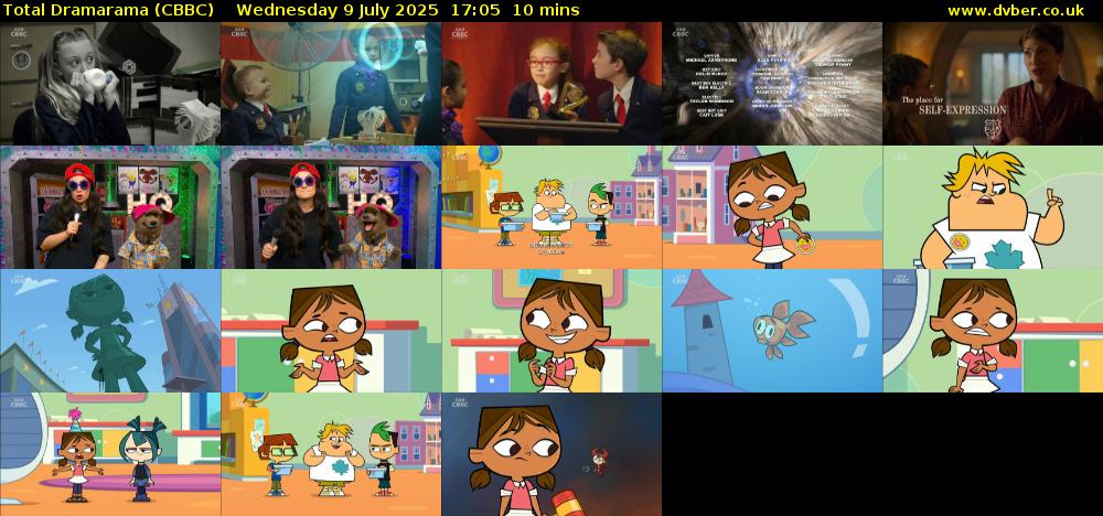 Total Dramarama (CBBC) Wednesday 9 July 2025 17:05 - 17:15