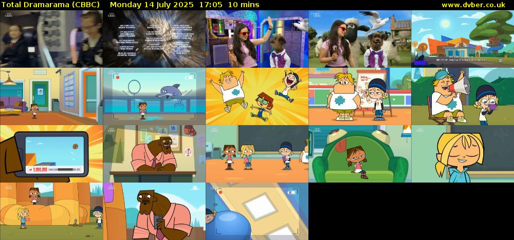 Total Dramarama (CBBC) Monday 14 July 2025 17:05 - 17:15