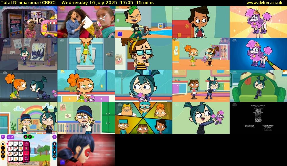 Total Dramarama (CBBC) Wednesday 16 July 2025 17:05 - 17:20