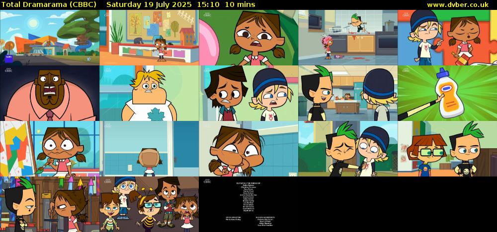 Total Dramarama (CBBC) Saturday 19 July 2025 15:10 - 15:20
