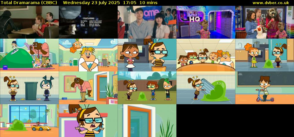 Total Dramarama (CBBC) Wednesday 23 July 2025 17:05 - 17:15