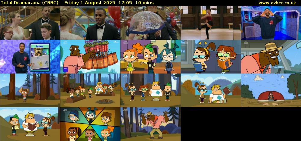 Total Dramarama (CBBC) Friday 1 August 2025 17:05 - 17:15