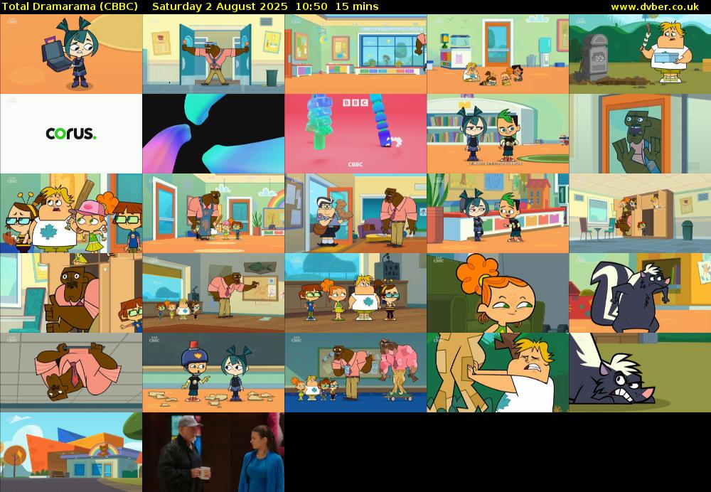 Total Dramarama (CBBC) Saturday 2 August 2025 10:50 - 11:05